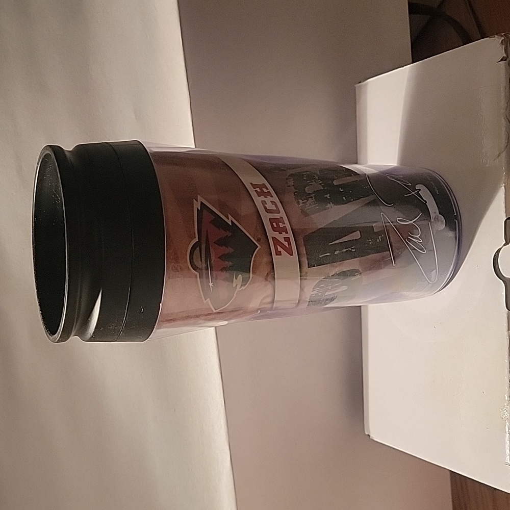 Zack Parise MN Wild coffee cup